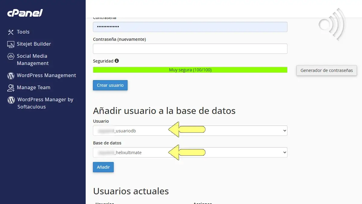 Añadir Usuario a la Base de Datos
