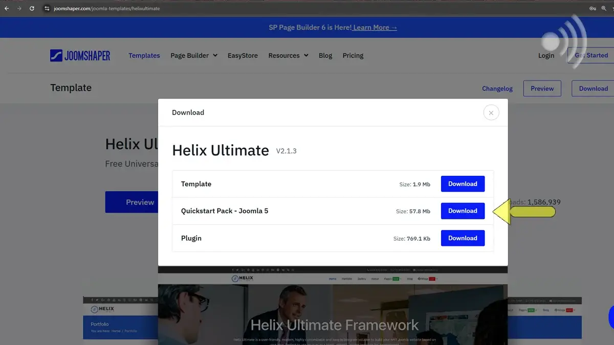 Bajar archivos Helix