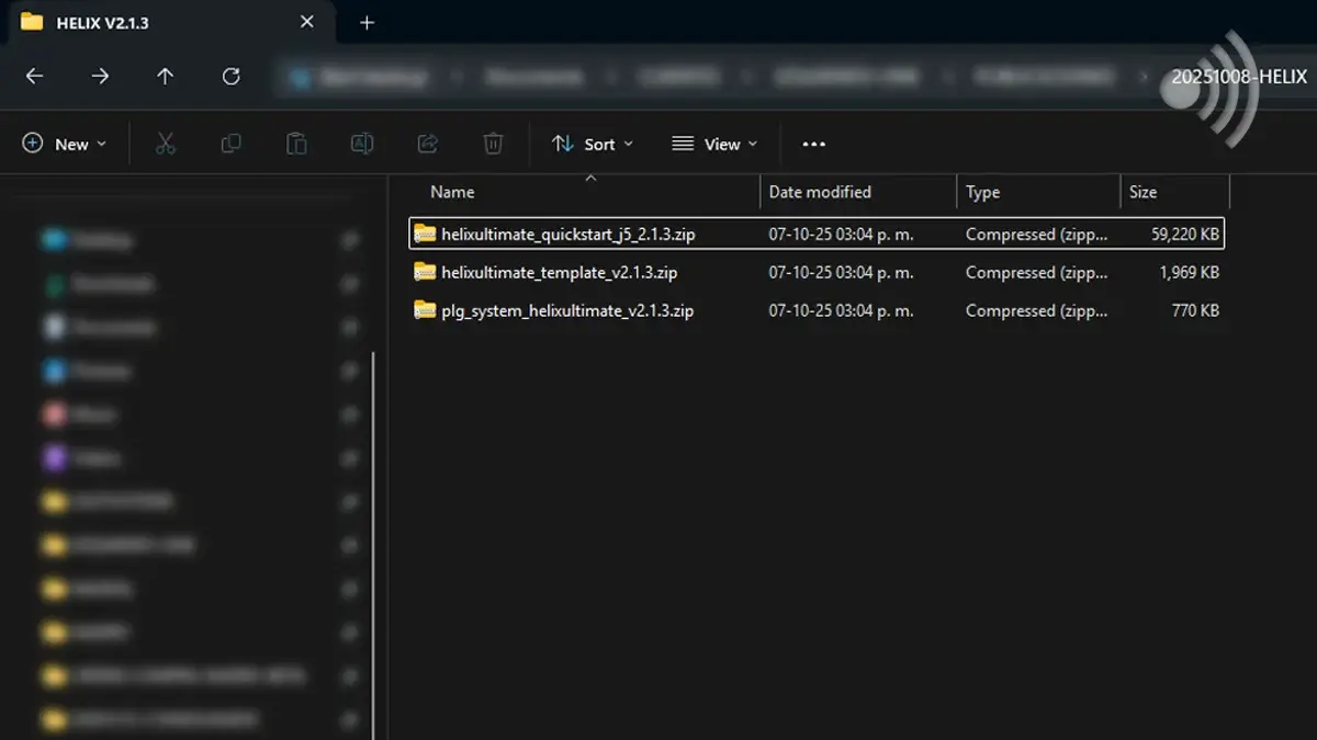 Guardar archivos en carpeta